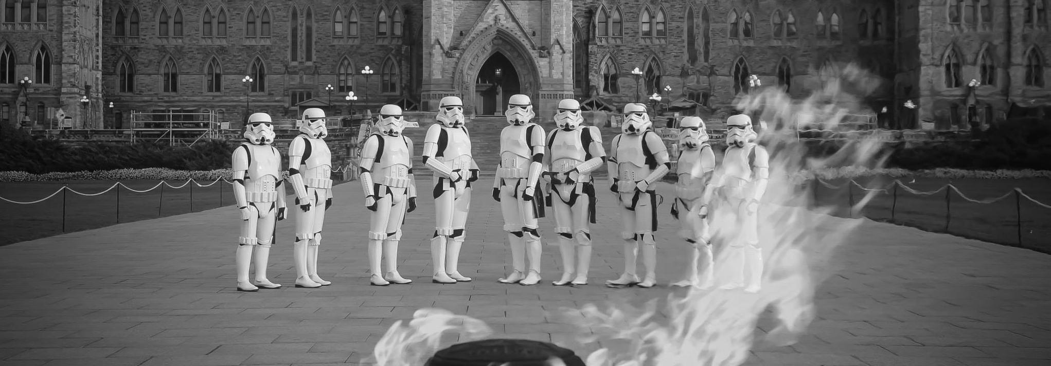 Capital City Garrison stormtroopers at Parliament Hill