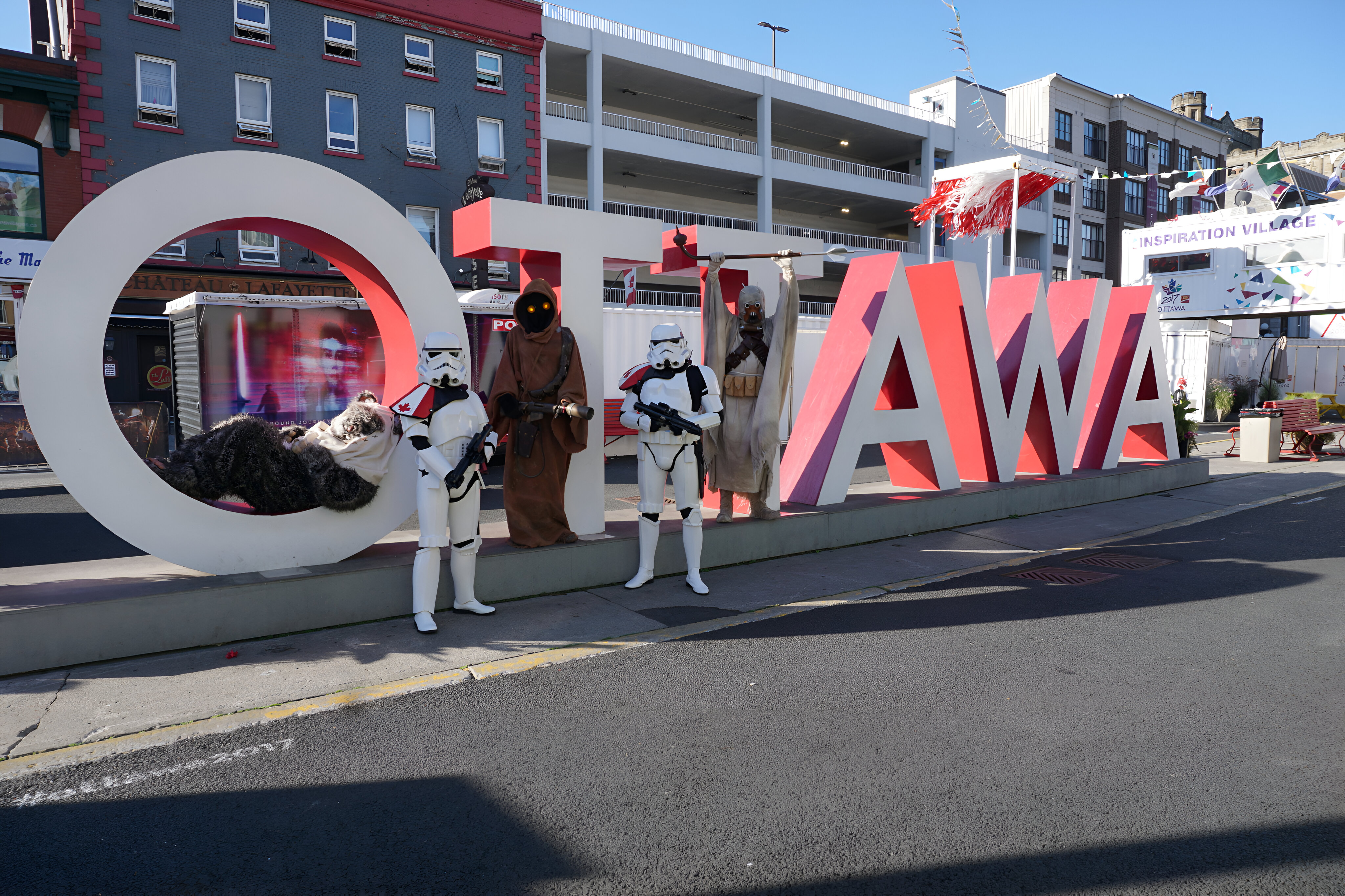 Capital City Garrison members at Ottawa Inspiration Village