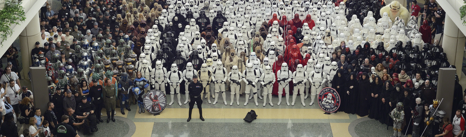 501st Legion members gathered in costume